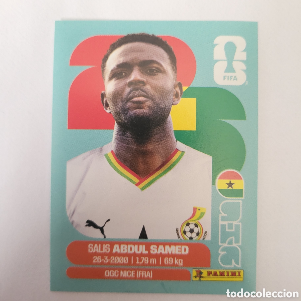 Cromos de f&uacute;tbol: GHA 11 Salis Abdul Samed [Sticker] / FIFA World Cup 2026