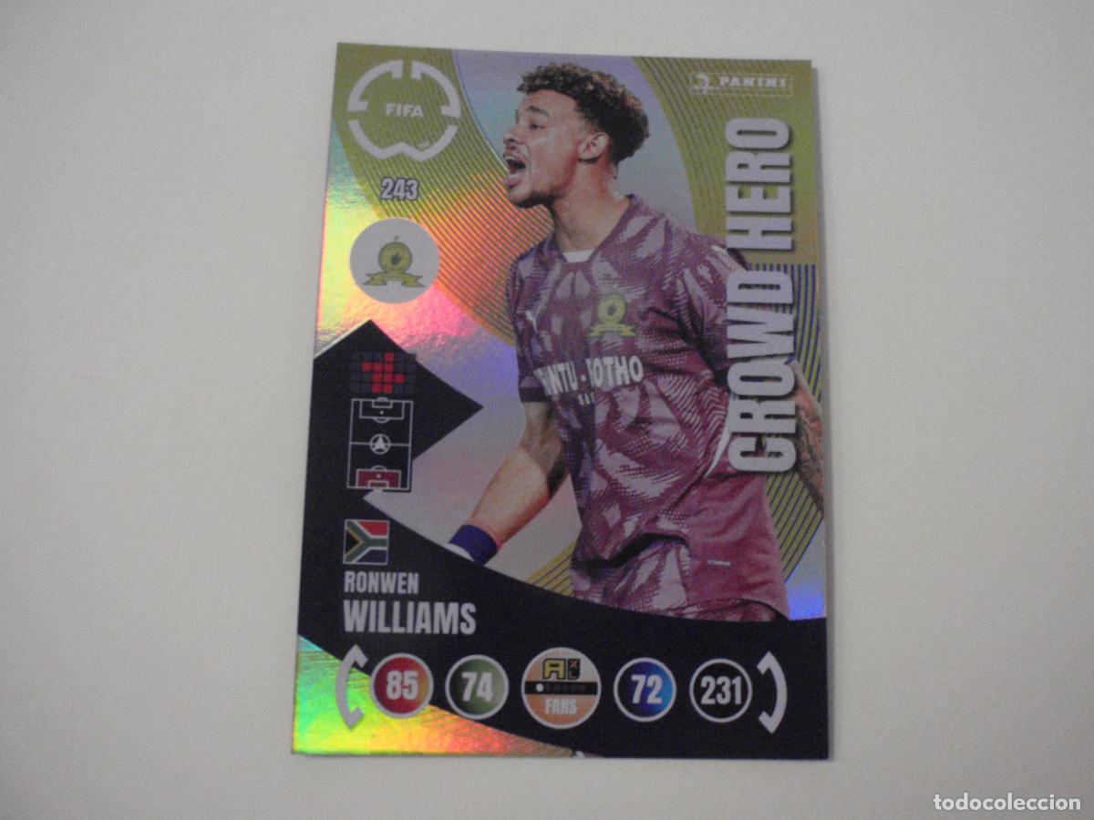 Cromos de f&uacute;tbol: 243 WILLIAMS CROWD HERO. Trading Card ADRENALYN CLUB WORLD CUP 2025 PANINI. Mundial de Clubes 25