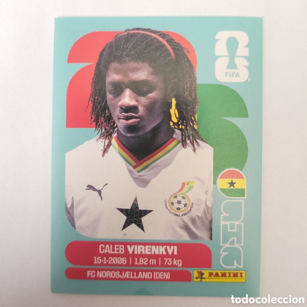 Cromos de f&uacute;tbol: GHA 8 Caleb Yirenkyi [Sticker] / FIFA World Cup 2026