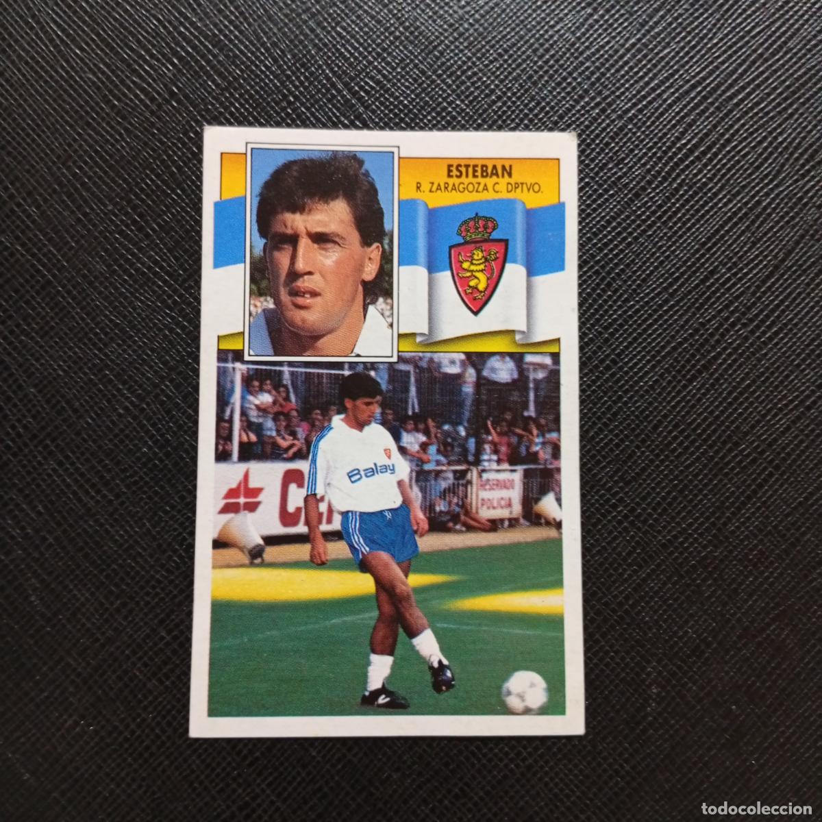 Cromos de f&uacute;tbol: ESTEBAN ZARAGOZA ESTE 1990 1991 CROMO FUTBOL LIGA 90 91 - DESPEGADO - A37 PG100 FICHAJE 11