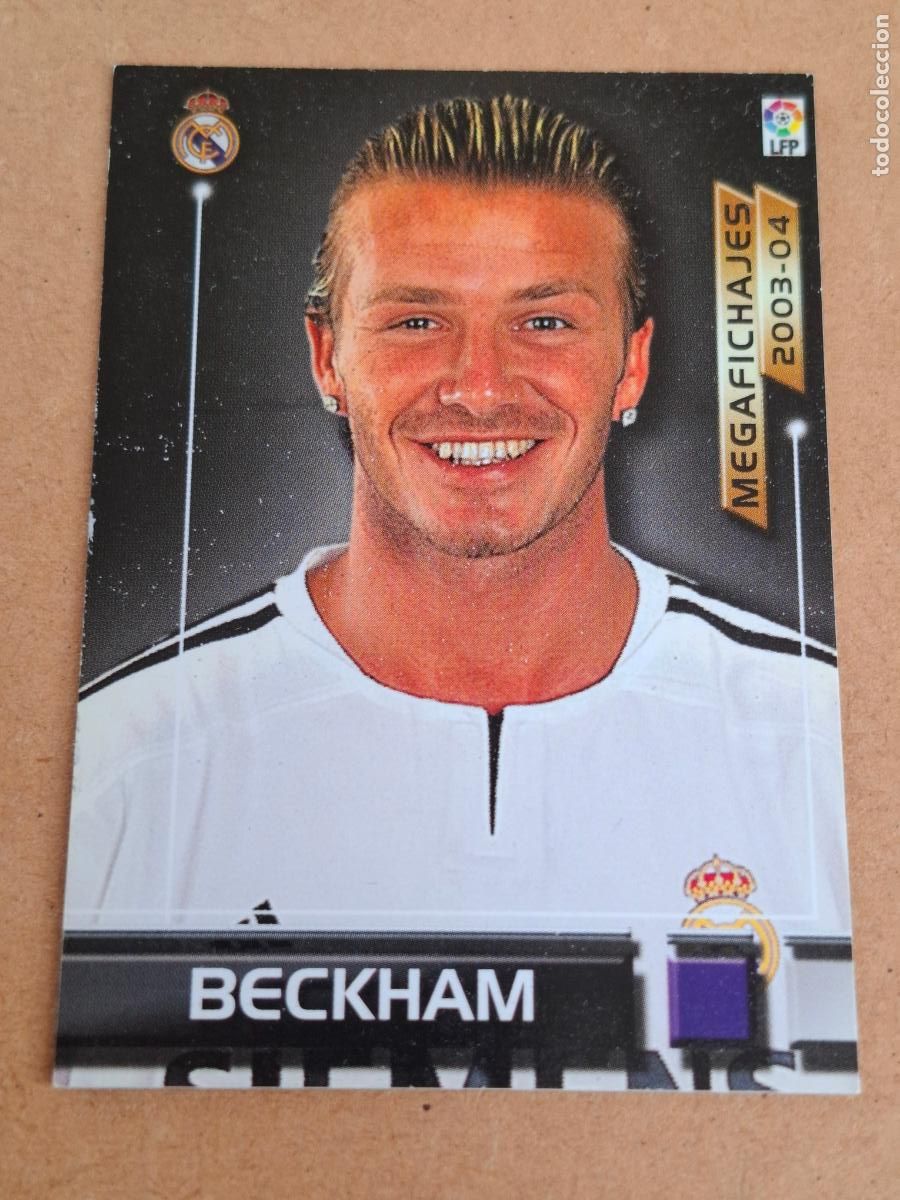 Figurine di Calcio: MEGAFICHAS 2003 2004 03 04 - 497 BECKHAM ( MEGAFICHAJES ) - REAL MADRID
