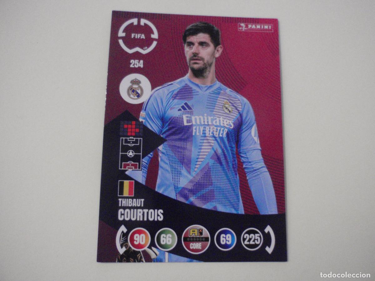 Cromos de Futebol: 254 COURTOIS Real Madrid. Trading Card ADRENALYN CLUB WORLD CUP 2025 PANINI. Mundial de Clubes 25