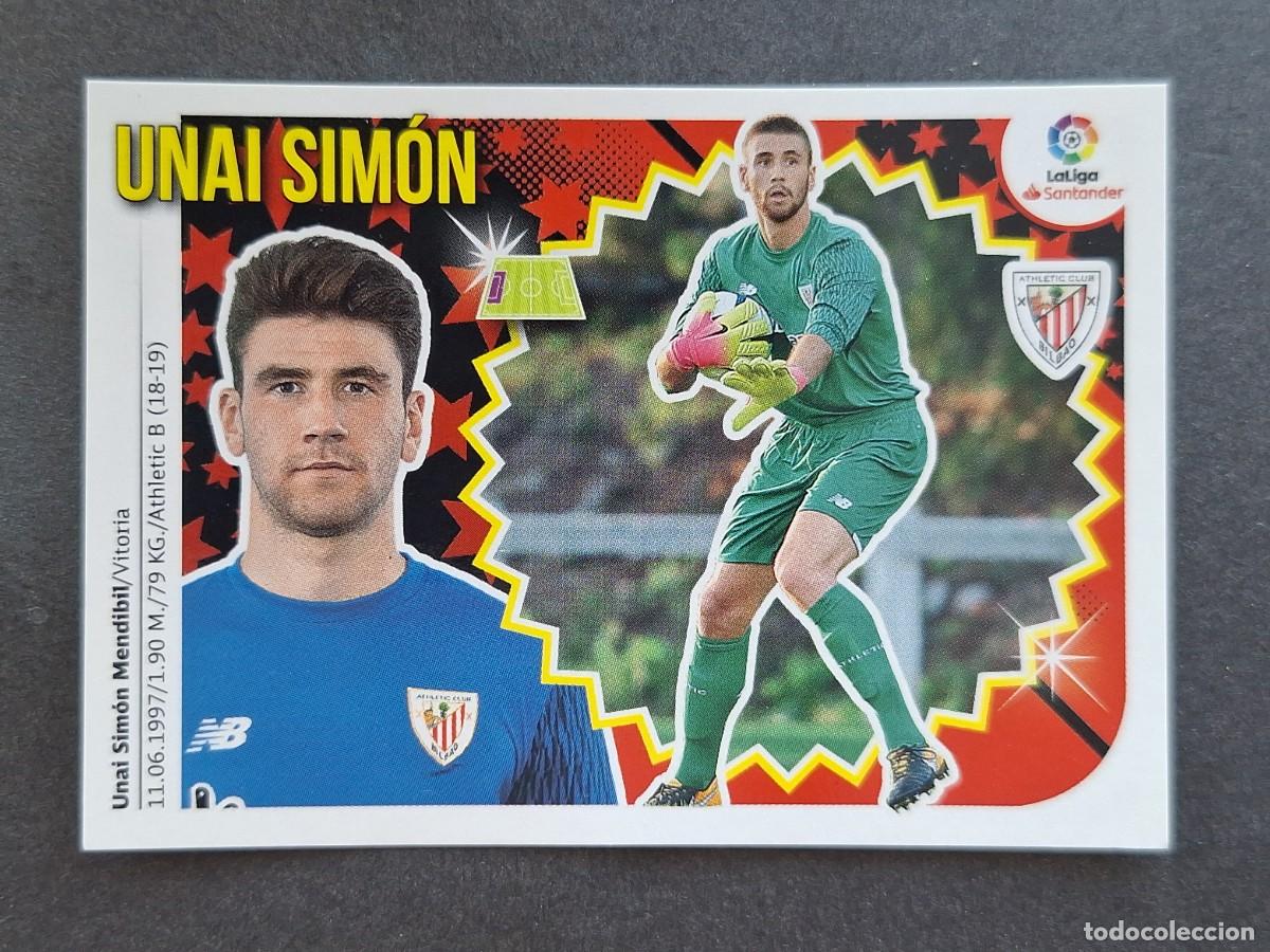 Cromos de Futebol: L2 UNAI SIMON ATHLETIC CLUB DE BILBAO COLOCA LIGA ESTE 2018 2019 18 19 NUNCA PEGADO SIN PEGAR