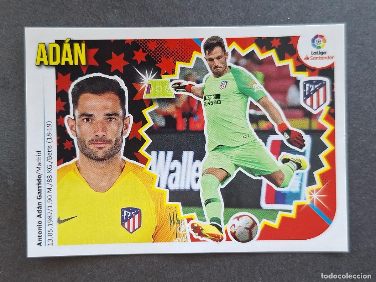 Cromos de f&uacute;tbol: L2 ADAN ATLETICO DE MADRID COLOCA LIGA ESTE 2018 2019 18 19 NUNCA PEGADO SIN PEGAR