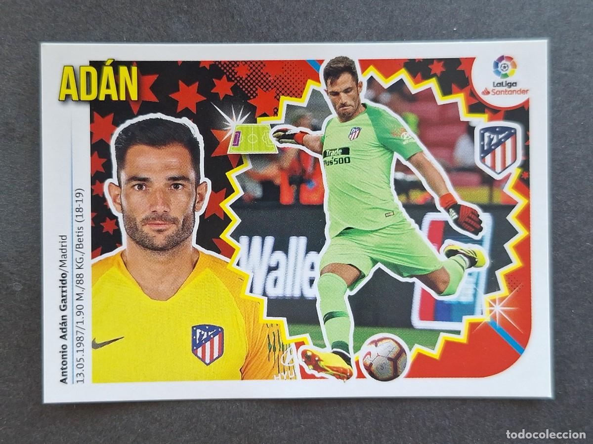 Cromos de f&uacute;tbol: L2 ADAN ATLETICO DE MADRID COLOCA LIGA ESTE 2018 2019 18 19 NUNCA PEGADO SIN PEGAR