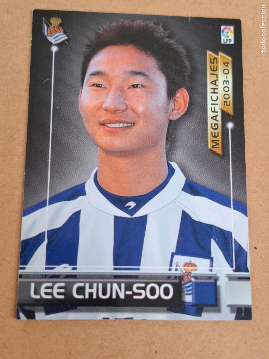 Cromos de f&uacute;tbol: MEGAFICHAS 2003 2004 03 04 - 499 LEE CHUN SOO ( MEGAFICHAJES - DELANTERO ) - REAL SOCIEDAD