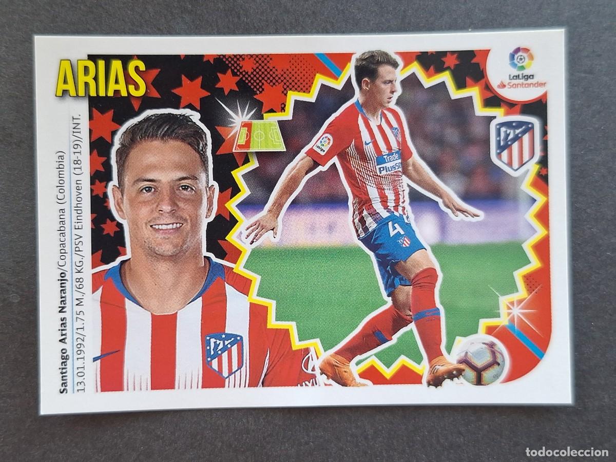 Cartes &agrave; collectionner de Football: L2 ARIAS ATLETICO DE MADRID COLOCA LIGA ESTE 2018 2019 18 19 NUNCA PEGADO SIN PEGAR