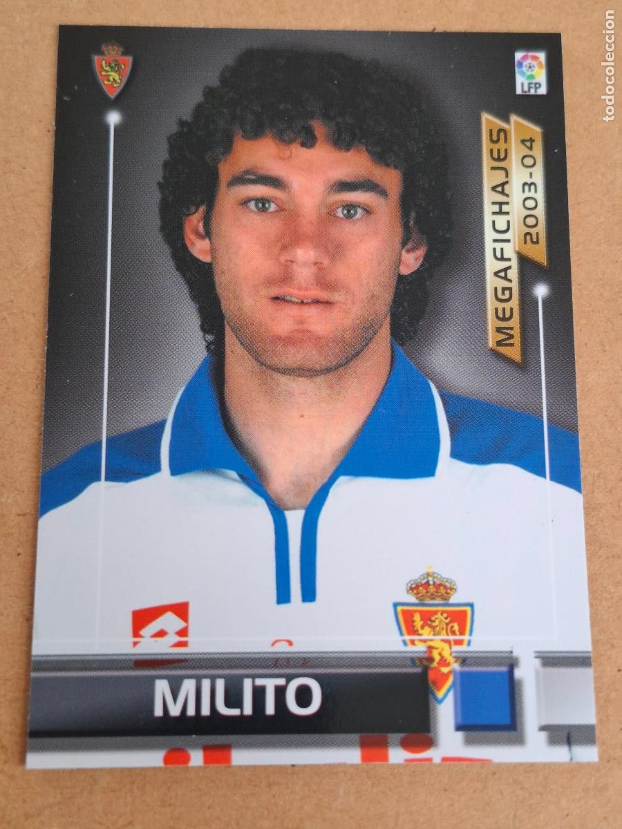 Cromos de f&uacute;tbol: MEGAFICHAS 2003 2004 03 04 - 500 MILITO ( MEGAFICHAJES ) - REAL ZARAGOZA