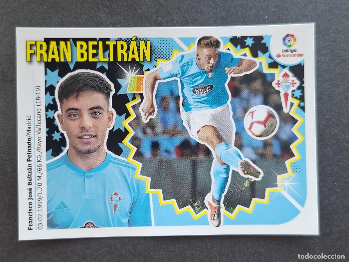 Cromos de f&uacute;tbol: L2 FRAN BELTRAN CELTA DE VIGO COLOCA LIGA ESTE 2018 2019 18 19 NUNCA PEGADO SIN PEGAR