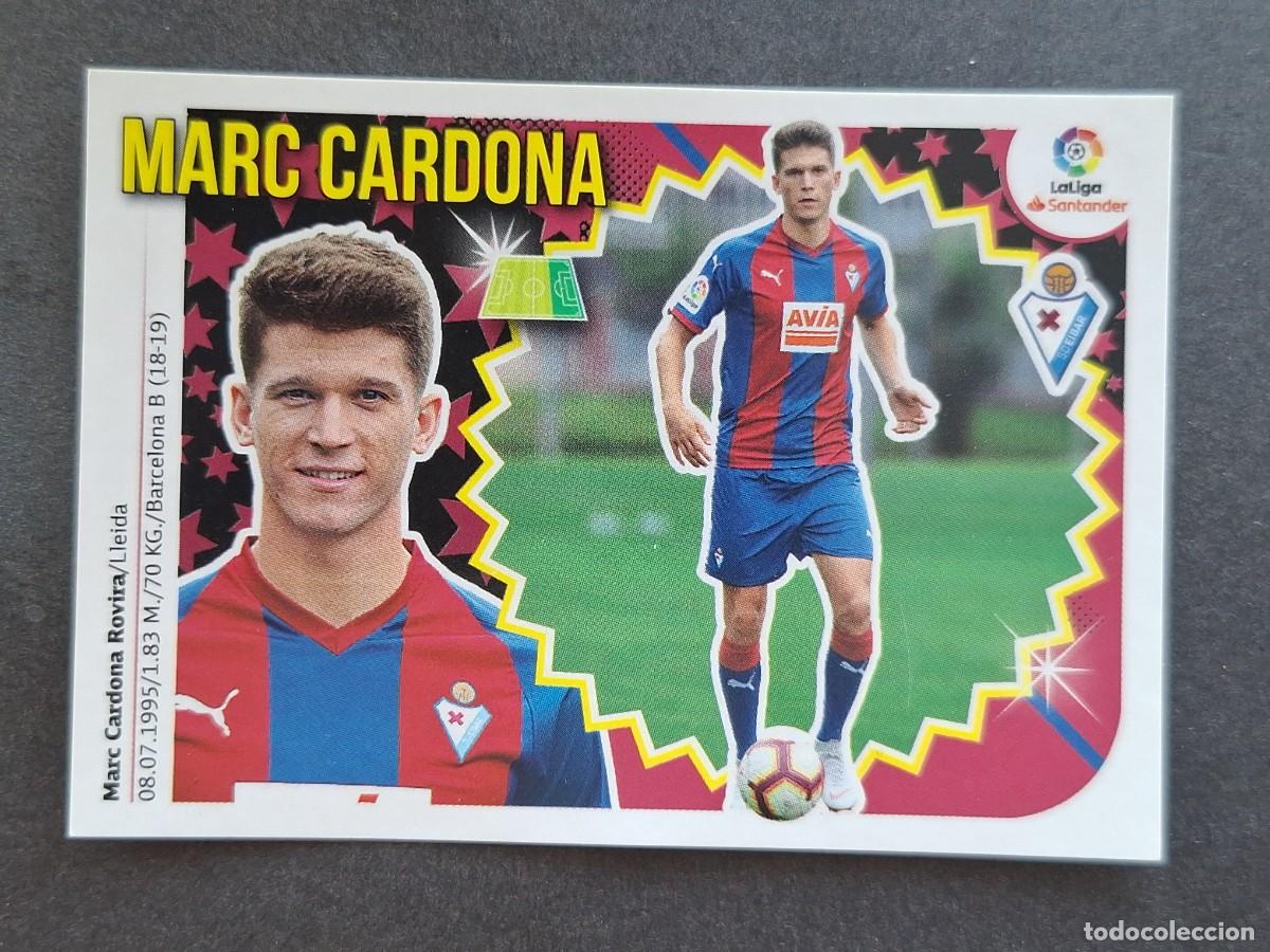 Cromos de f&uacute;tbol: L2 MARC CARDONA S. D. EIBAR COLOCA LIGA ESTE 2018 2019 18 19 NUNCA PEGADO SIN PEGAR