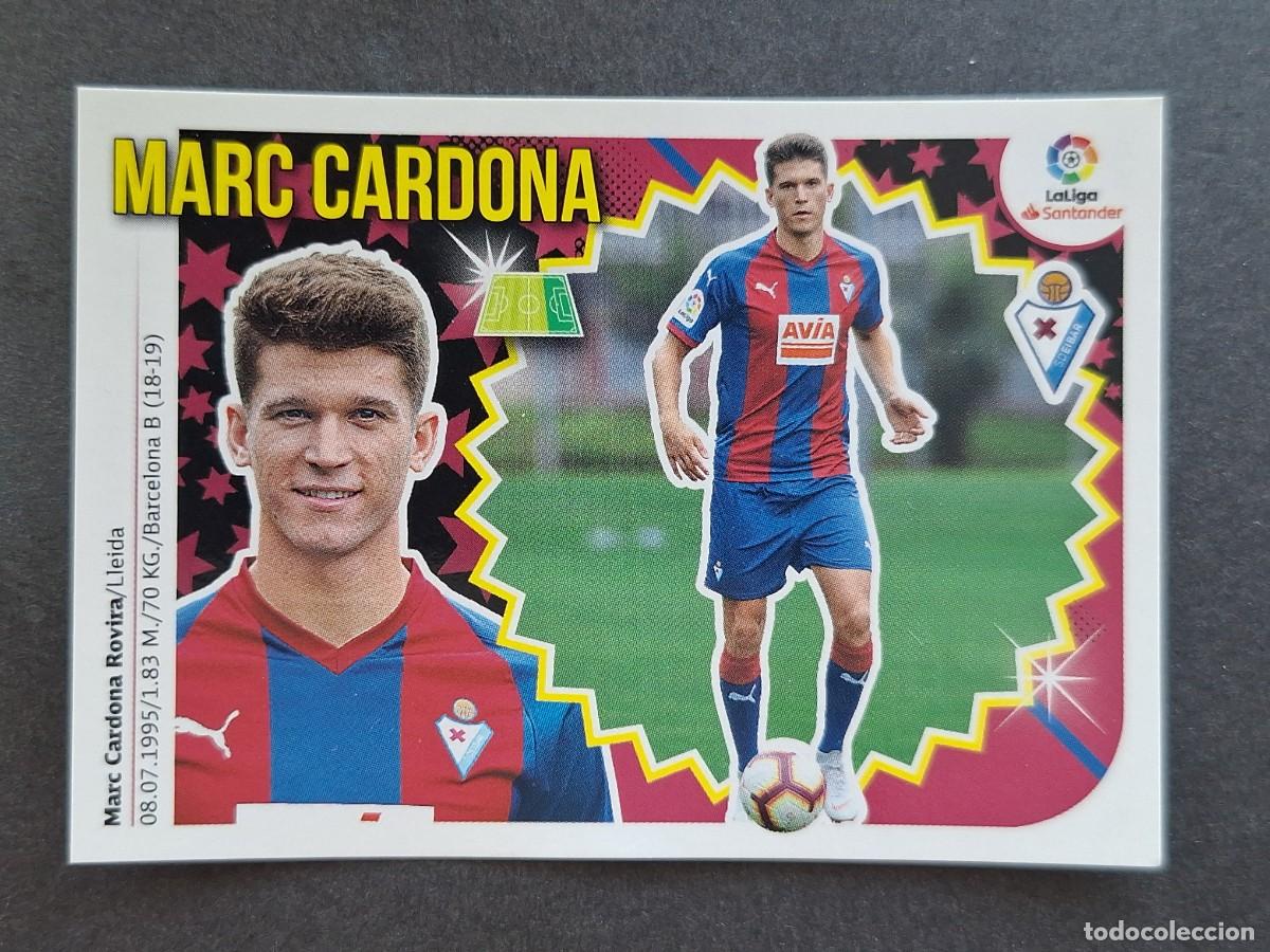 Cromos de f&uacute;tbol: L2 MARC CARDONA S. D. EIBAR COLOCA LIGA ESTE 2018 2019 18 19 NUNCA PEGADO SIN PEGAR