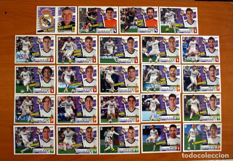 Cromos de f&uacute;tbol: Real Madrid - Lote de 24 cromos Nuevos - Liga 2013-2014-13-14 -Ramos-Modric-Kaka-Bencema-Carvajal