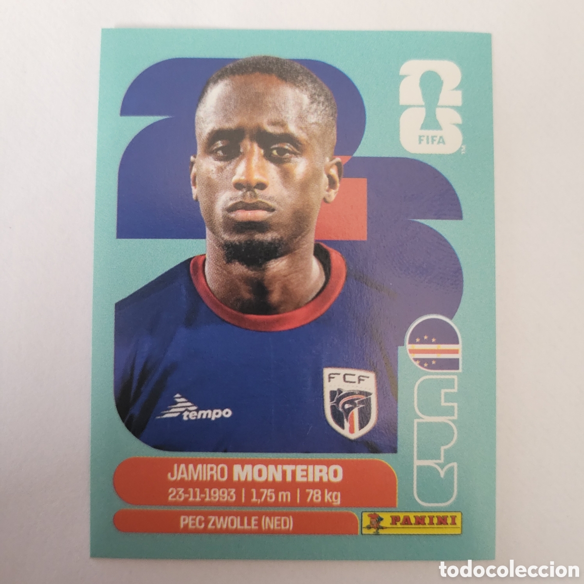 Cromos de f&uacute;tbol: CPV 12 Jamiro Monteiro [Sticker] / FIFA World Cup 2026