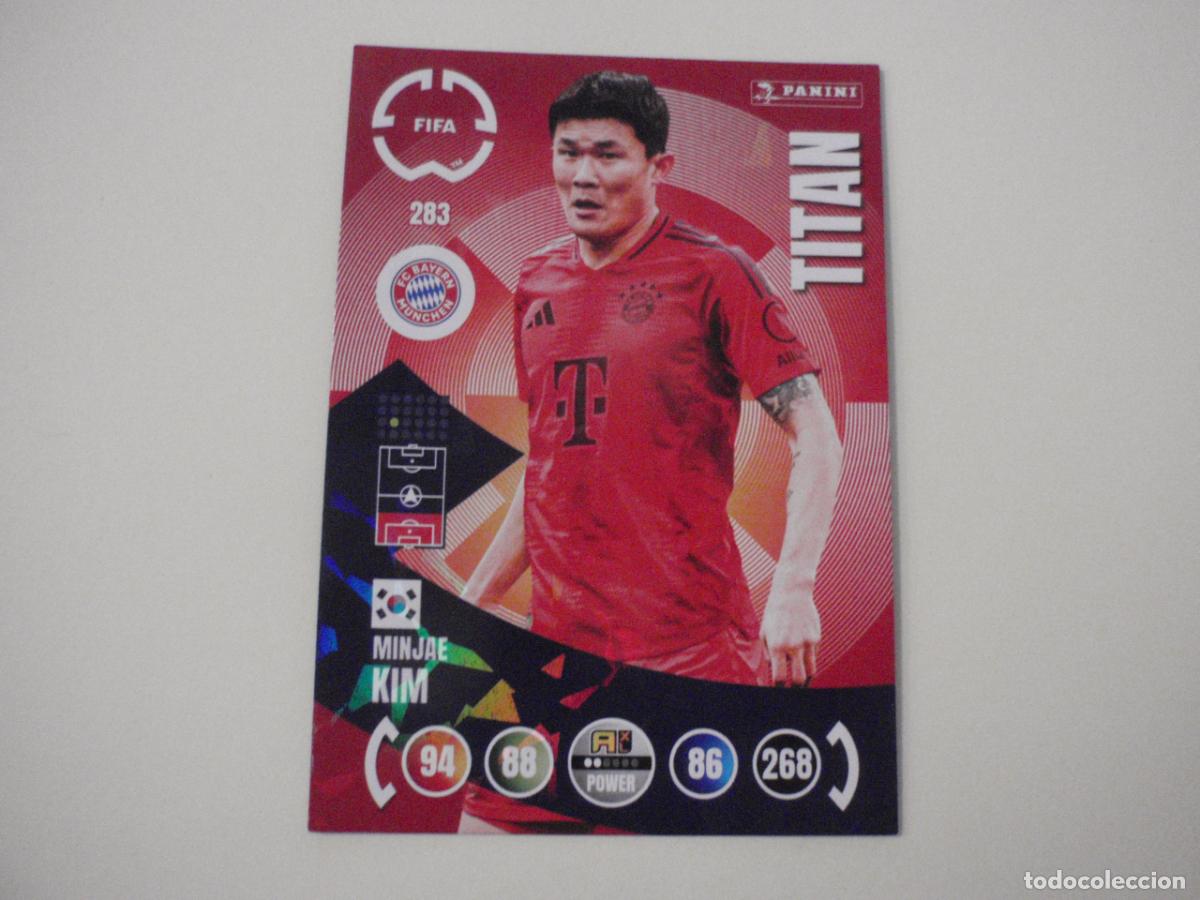 Cromos de f&uacute;tbol: 283 KIM Bayern TITAN. Trading Card ADRENALYN CLUB WORLD CUP 2025 PANINI. Mundial de Clubes 25