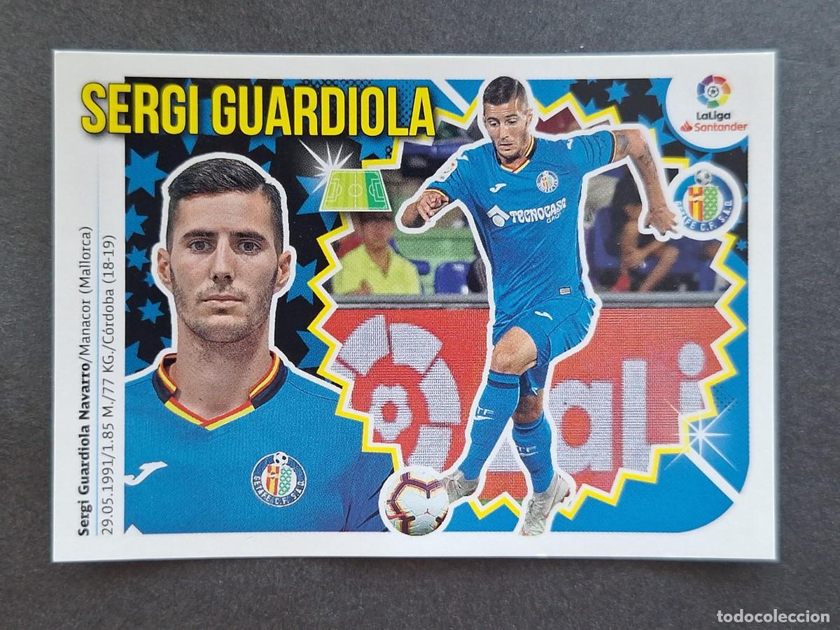 Cromos de f&uacute;tbol: L2 SERGI GUARDIOLA GETAFE C. F. COLOCA LIGA ESTE 2018 2019 18 19 NUNCA PEGADO SIN PEGAR