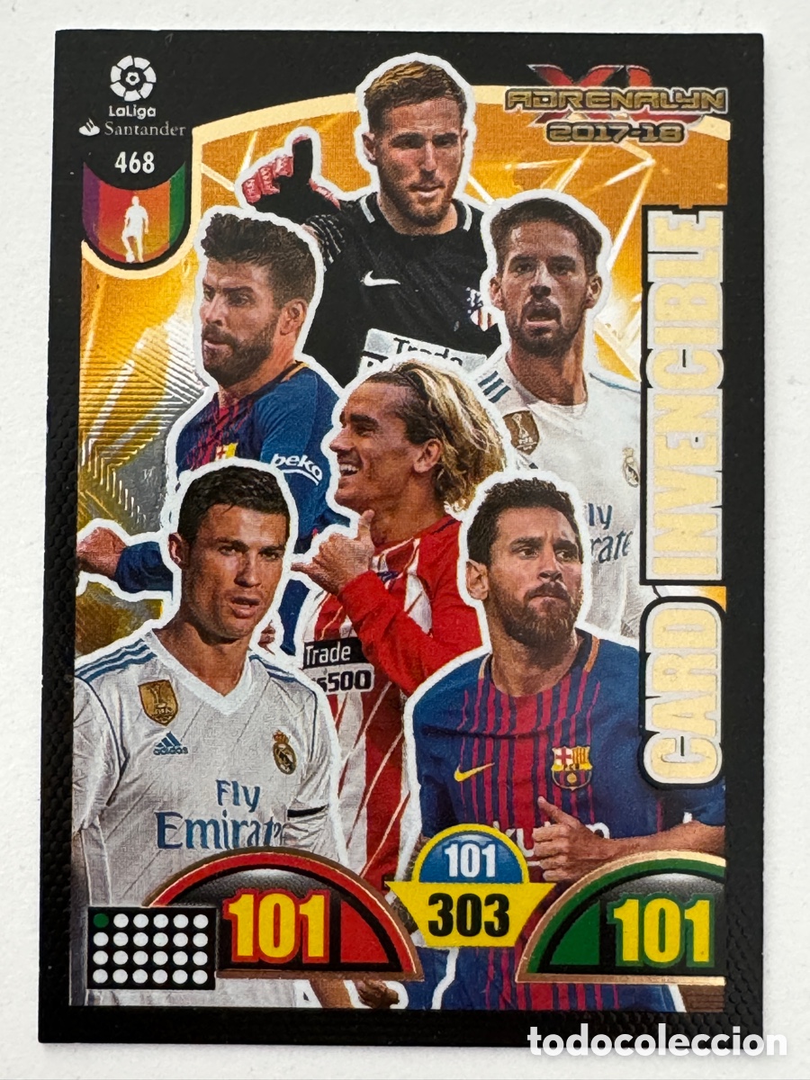 Cromos de f&uacute;tbol: Invencible Adrenalyn 2017/18