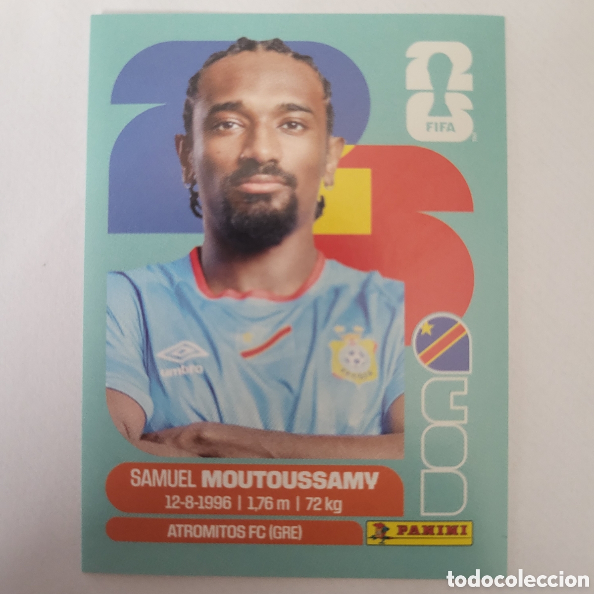 Cromos de f&uacute;tbol: COD 11 Samuel Moutoussamy [Sticker] / FIFA World Cup 2026