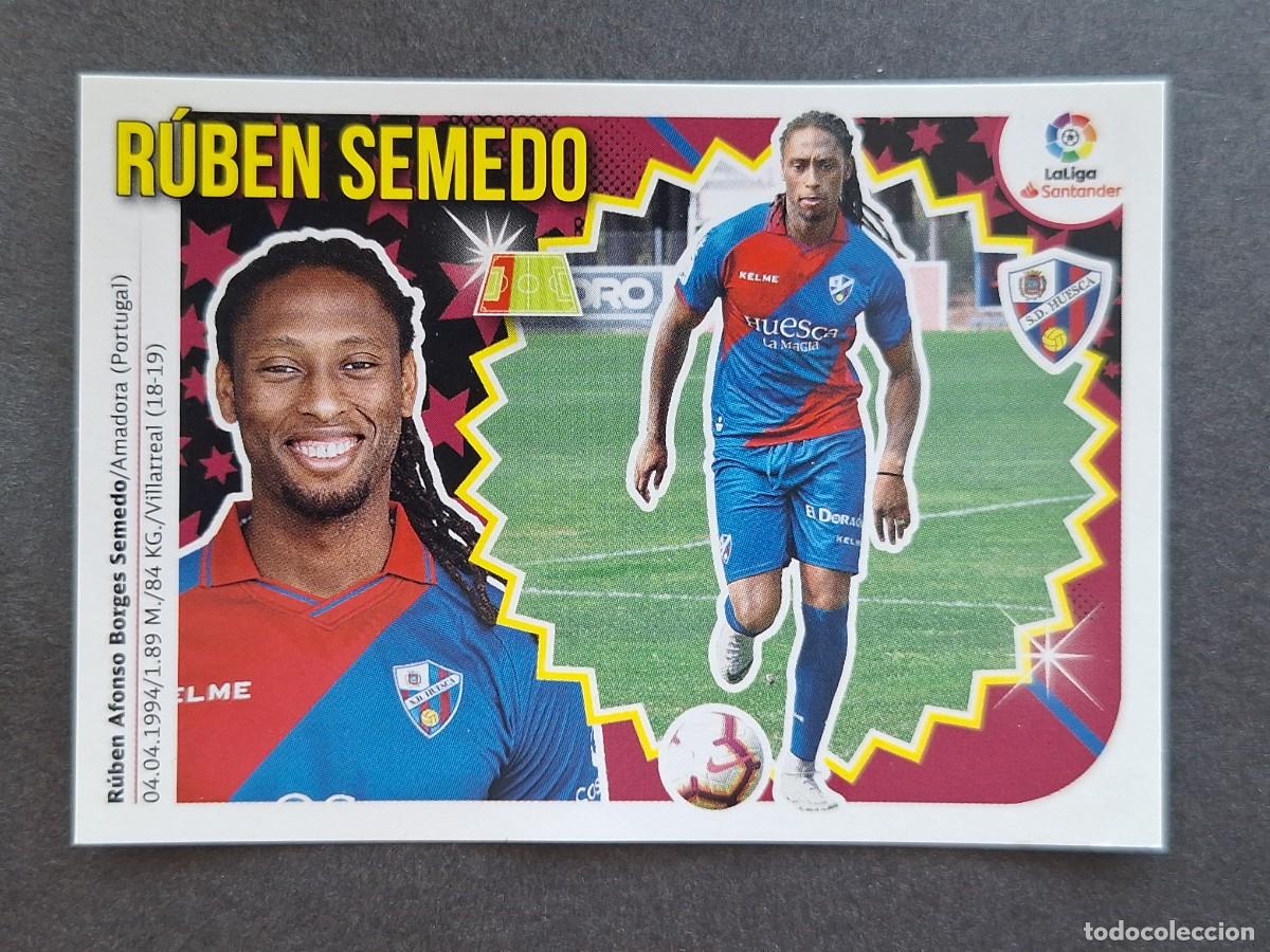Cromos de f&uacute;tbol: L2 RUBEN SEMEDO S. D. HUESCA COLOCA LIGA ESTE 2018 2019 18 19 NUNCA PEGADO SIN PEGAR