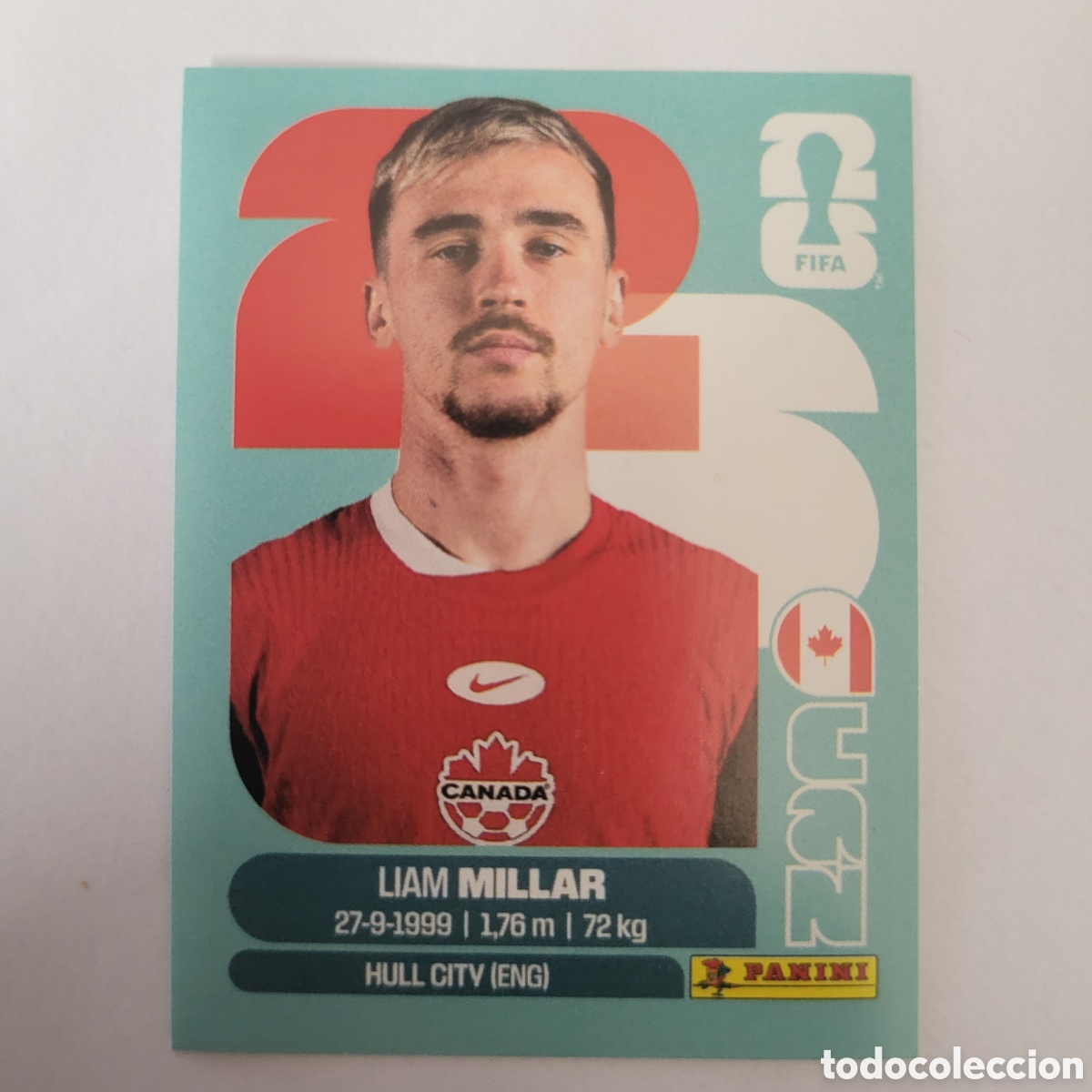 Cromos de f&uacute;tbol: CAN 18 Liam Millar [Sticker] / FIFA World Cup 2026
