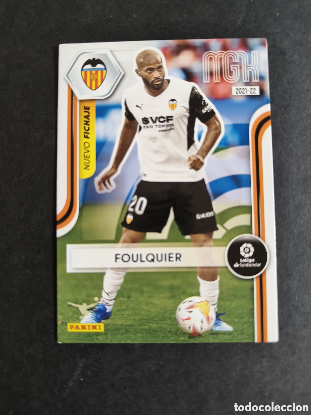 Cromos de f&uacute;tbol: Megacracks 2021/22 477 Foulquier Valencia Nuevo Fichaje