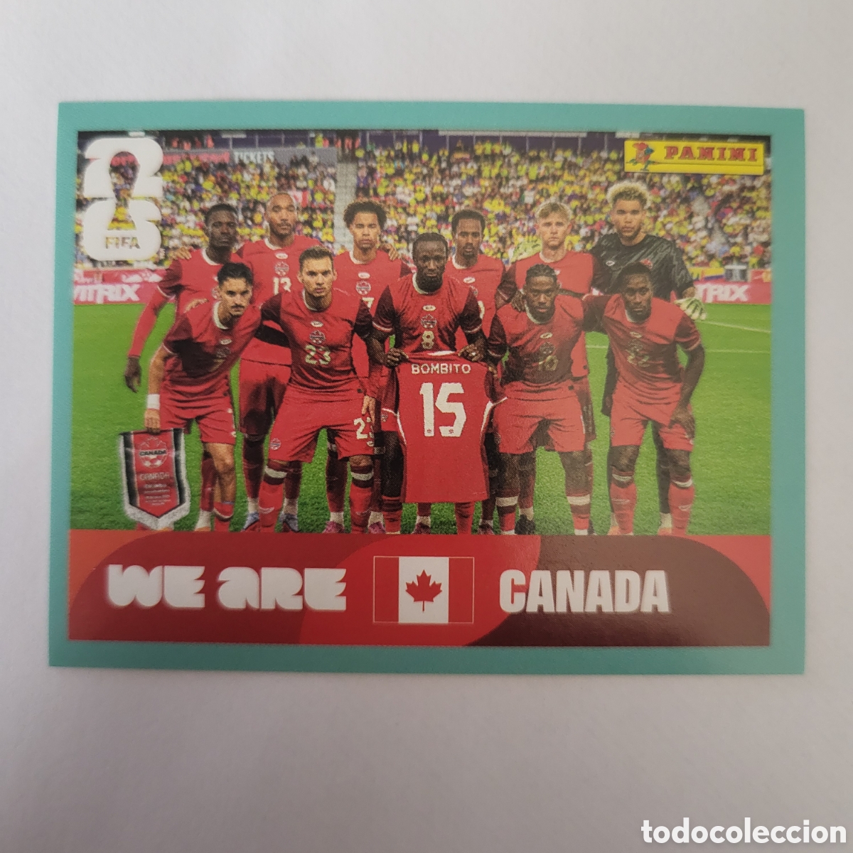 Cromos de f&uacute;tbol: CAN 13 We are Canada [Sticker, Team] / FIFA World Cup 2026
