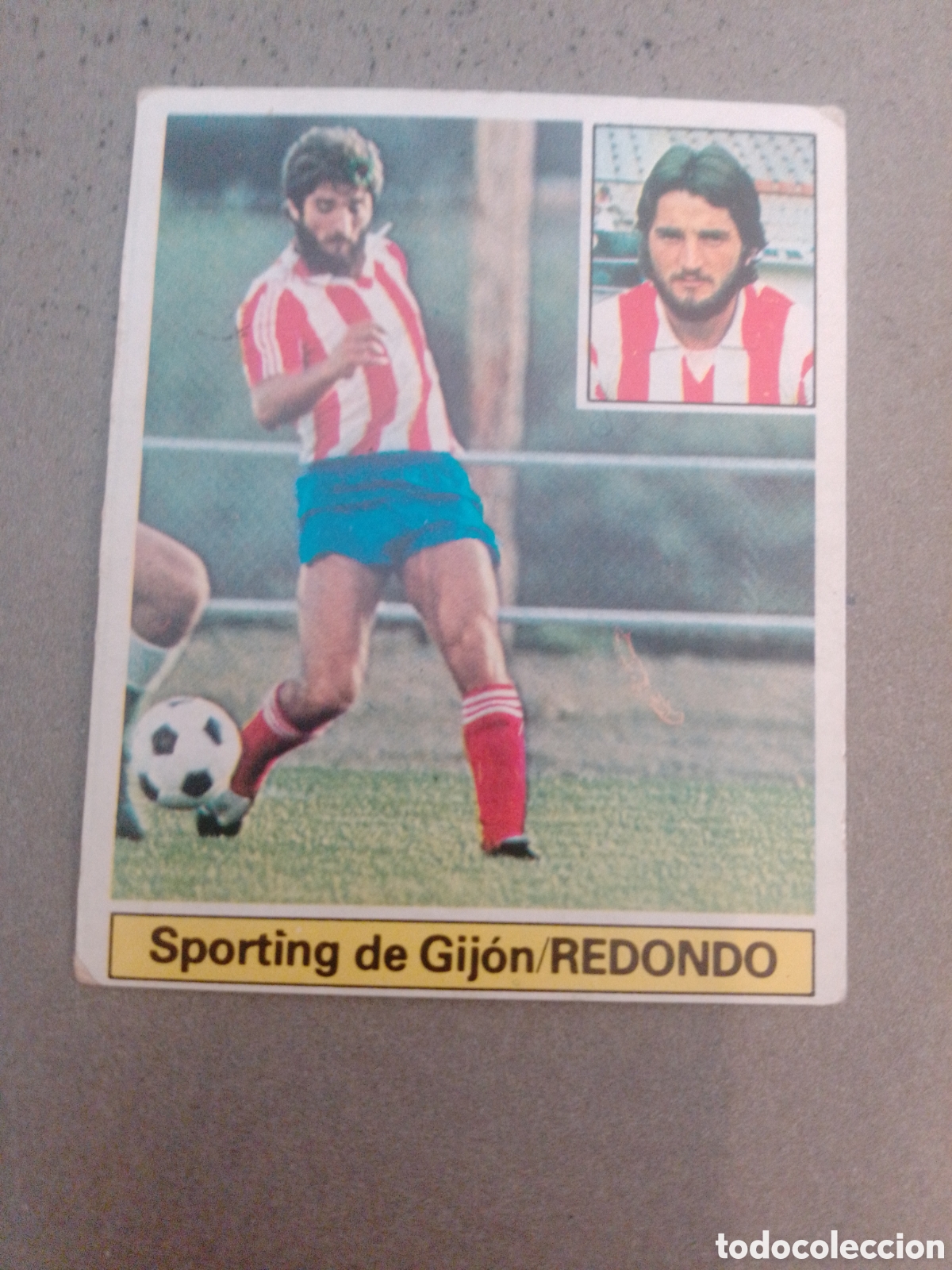 Cromos de f&uacute;tbol: REDONDO SPORTING DE GIJON 1981-82 ESTE SIN PEGAR