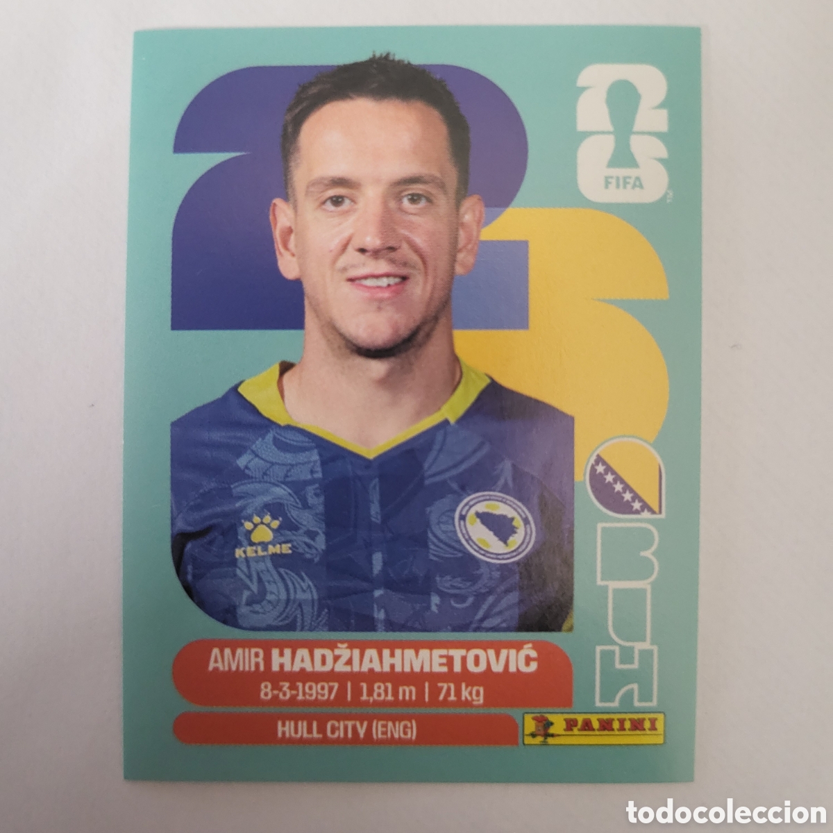 Cromos de f&uacute;tbol: BIH 8 Amir Hadziahmetovic [Sticker] / FIFA World Cup 2026