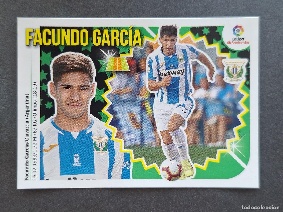 Cromos de f&uacute;tbol: L2 FACUNDO GARCIA C. D. LEGANES COLOCA LIGA ESTE 2018 2019 18 19 NUNCA PEGADO SIN PEGAR