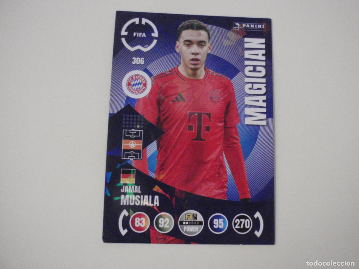 Cromos de f&uacute;tbol: 306 MUSIALA MAGICIAN. Trading Card ADRENALYN CLUB WORLD CUP 2025 PANINI. Mundial de Clubes 25