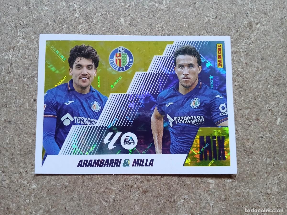 Cromos de f&uacute;tbol: ARAMBARRI - MILLA - GETAFE CF MIX N&ordm; 2 LIGA ESTE 2025 2026 - 25 26