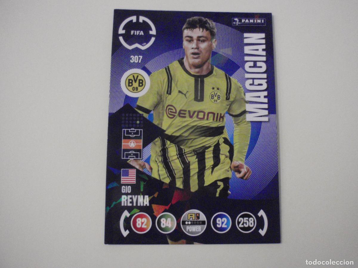 Cromos de f&uacute;tbol: 307 GIO REYNA MAGICIAN. Trading Card ADRENALYN CLUB WORLD CUP 2025 PANINI. Mundial de Clubes 25