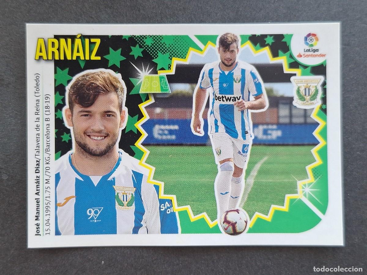 Cromos de f&uacute;tbol: L2 ARNAIZ C. D. LEGANES COLOCA LIGA ESTE 2018 2019 18 19 NUNCA PEGADO SIN PEGAR