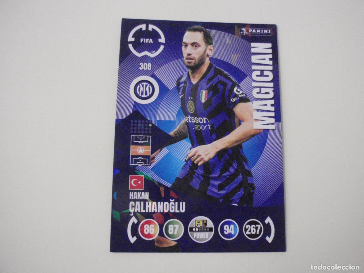 Cromos de f&uacute;tbol: 308 &Ccedil;ALHANOGLU MAGICIAN. Trading Card ADRENALYN CLUB WORLD CUP 2025 PANINI. Mundial de Clubes 25