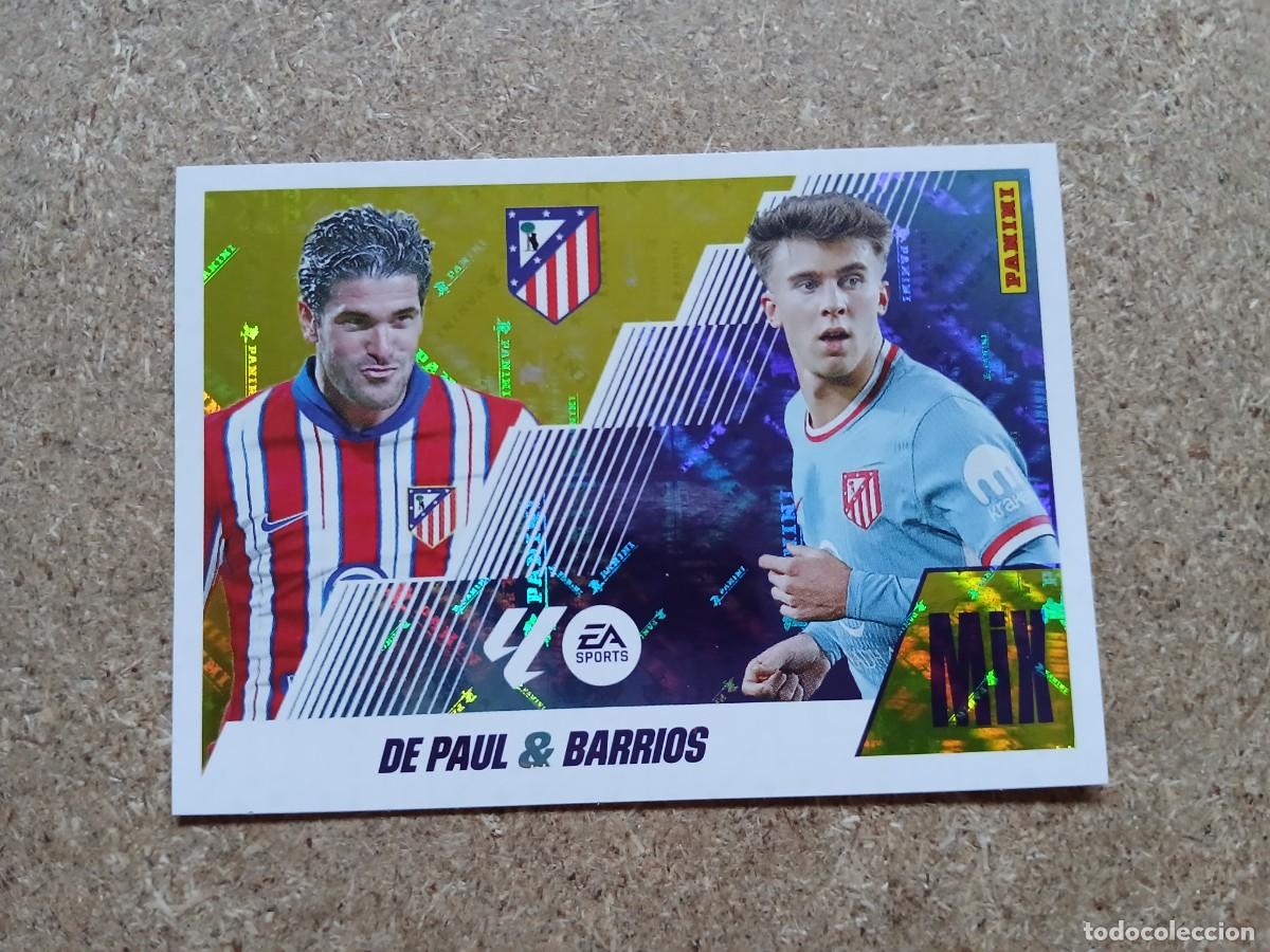 Cromos de Futebol: DE PAUL - BARRIOS - ATLETICO DE MADRID MIX N&ordm; 6 LIGA ESTE 2025 2026 - 25 26