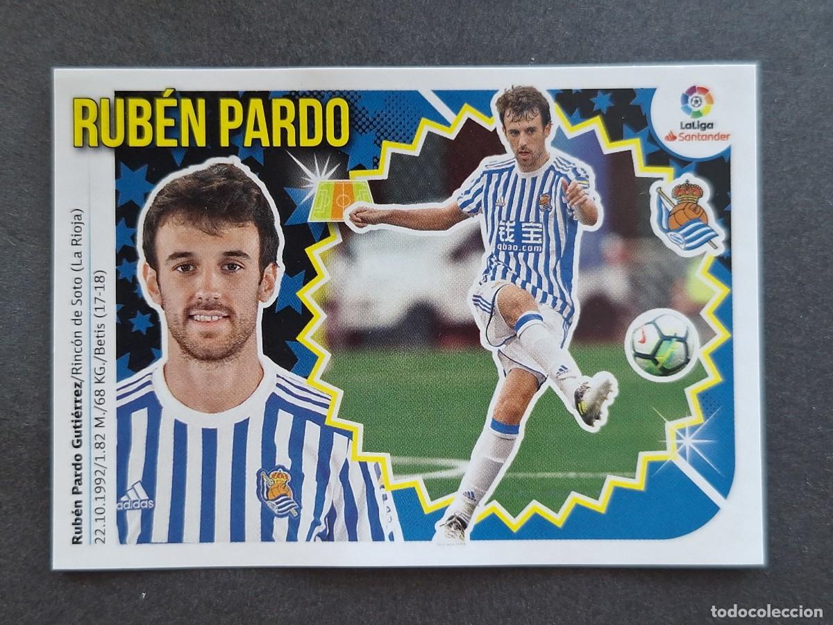 Cromos de Futebol: L2 RUBEN PARDO REAL SOCIEDAD COLOCA LIGA ESTE 2018 2019 18 19 NUNCA PEGADO SIN PEGAR