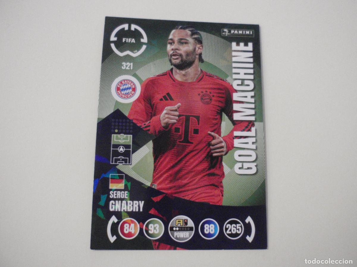Cromos de Futebol: 321 GNABRY GOAL MACHINE. Trading Card ADRENALYN CLUB WORLD CUP 2025 PANINI. Mundial de Clubes 25