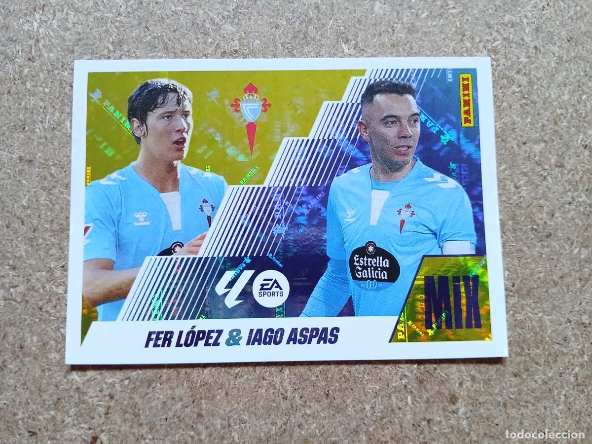 Figurine di Calcio: FER LOPEZ - IAGO ASPAS - RC CELTA MIX N&ordm; 8 LIGA ESTE 2025 2026 - 25 26