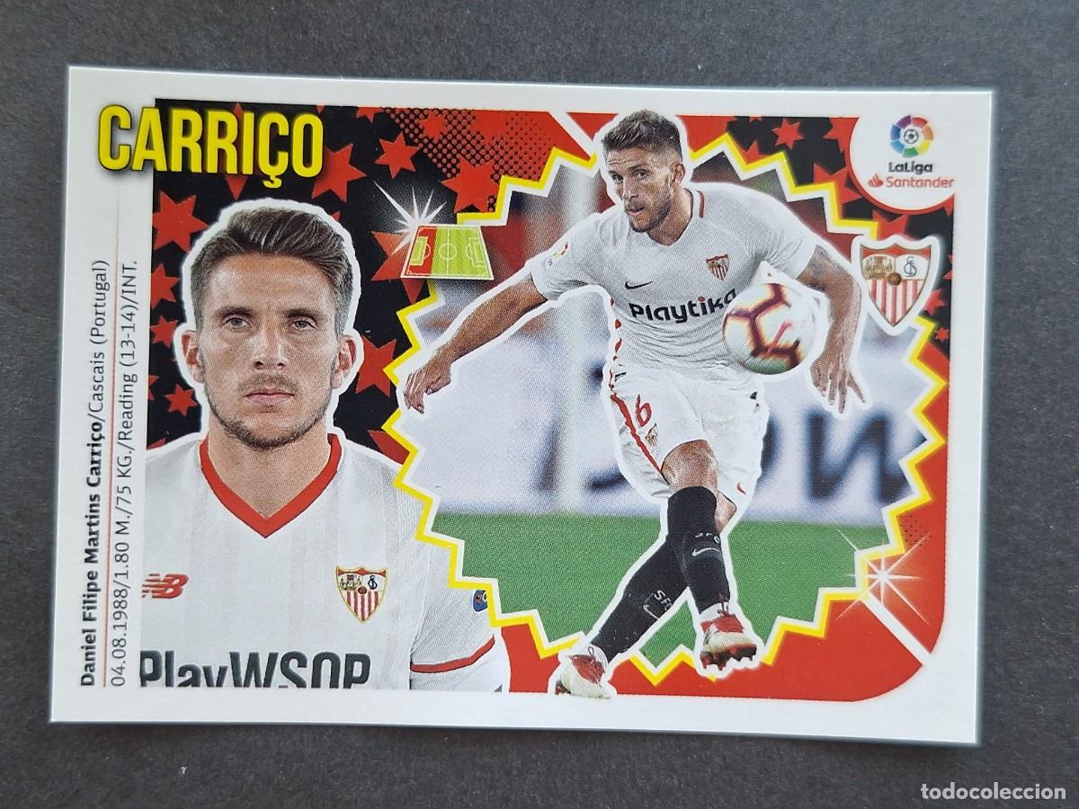 Figurine di Calcio: L2 CARRI&Ccedil;O SEVILLA F. C. COLOCA LIGA ESTE 2018 2019 18 19 NUNCA PEGADO SIN PEGAR
