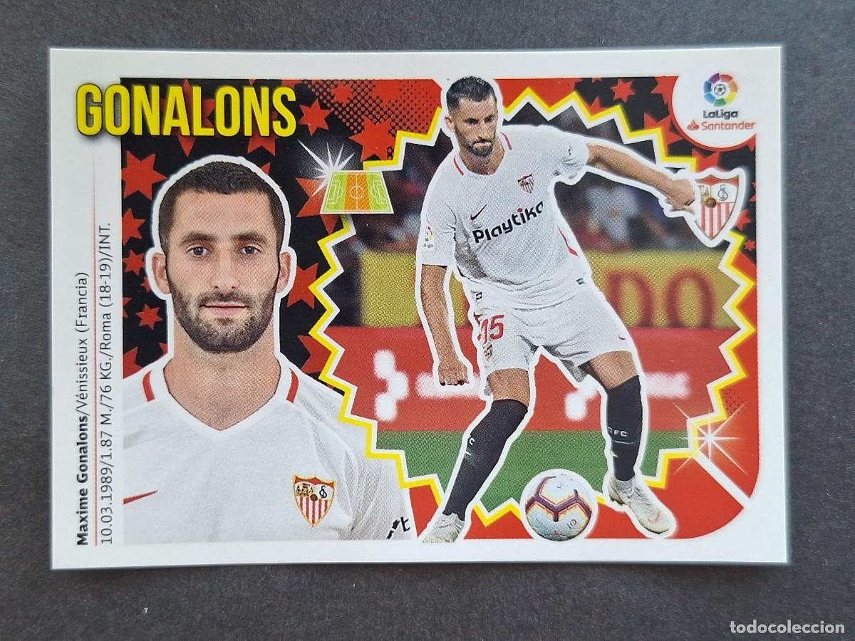 Figurine di Calcio: L2 GONALONS SEVILLA F. C. COLOCA LIGA ESTE 2018 2019 18 19 NUNCA PEGADO SIN PEGAR