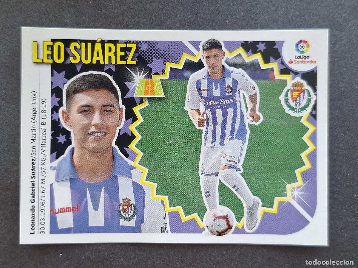Football Stickers: L2 LEO SUAREZ REAL VALLADOLID COLOCA LIGA ESTE 2018 2019 18 19 NUNCA PEGADO SIN PEGAR