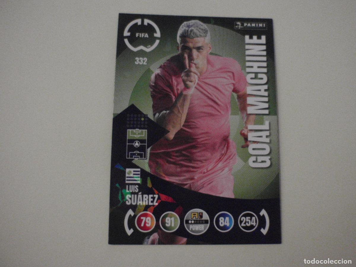 Cromos de f&uacute;tbol: 332 LUIS SU&Aacute;REZ GOAL MACHINE. Trading Card ADRENALYN CLUB WORLD CUP 2025 PANINI. Mundial Clubes 25