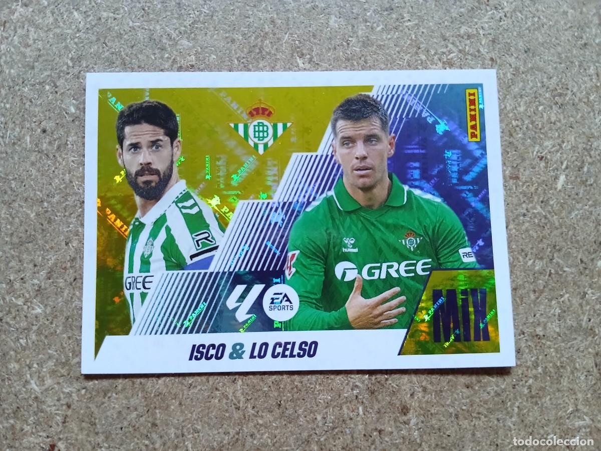 Cromos de f&uacute;tbol: ISCO - LO CELSO - REAL BETIS MIX N&ordm; 11 LIGA ESTE 2025 2026 - 25 26