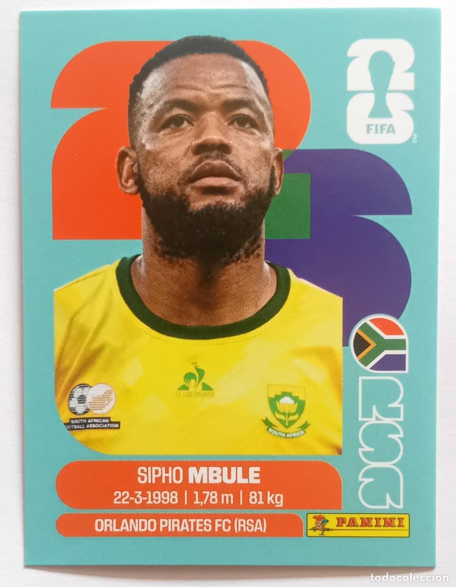 Cromos de f&uacute;tbol: Figurina Panini 2026 Cromo World Cup Usa Mundial 2026 Sipho Mbule South Africa n RSA 16