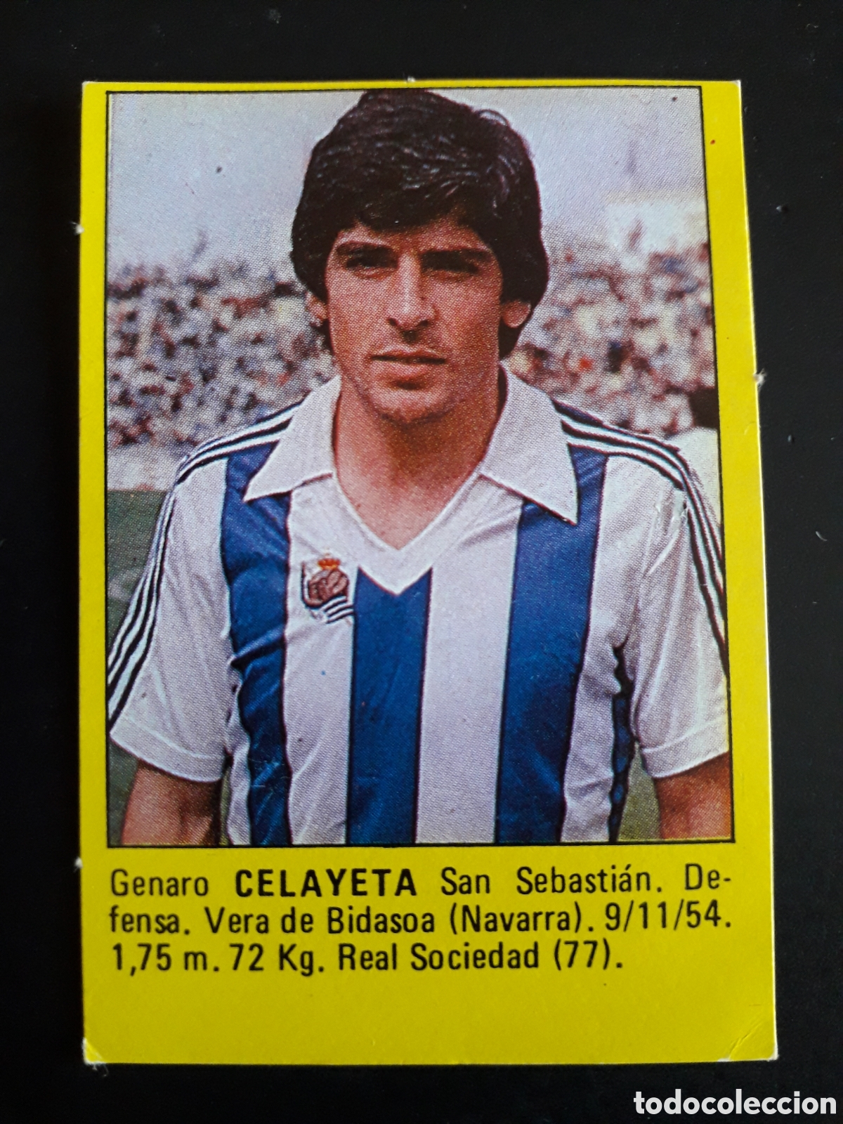 Cromos de f&uacute;tbol: CELAYETA, REAL SOCIEDAD SUPER F&Uacute;TBOL 84 83-84 1983-1984 ROLL&Aacute;N DESPEGADO PEDIDO M&Iacute;NIMO 3&euro;