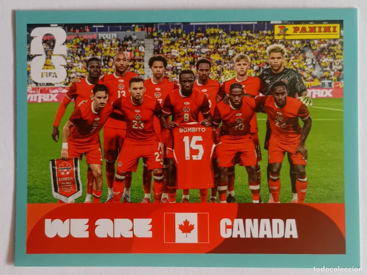 Cromos de f&uacute;tbol: Figurina Panini 2026 Cromo World Cup Usa Mundial 2026 squadra alineaci&oacute;n team Canada n CAN 13