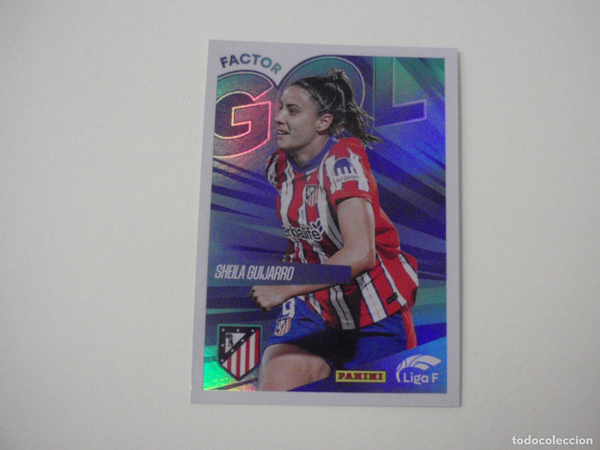 Cromos de f&uacute;tbol: Cromo sticker 370 SHEILA GUIJARRO Atl&eacute;tico FACTO GOL. LIGA F femenina 2024 2025. Panini 24 25