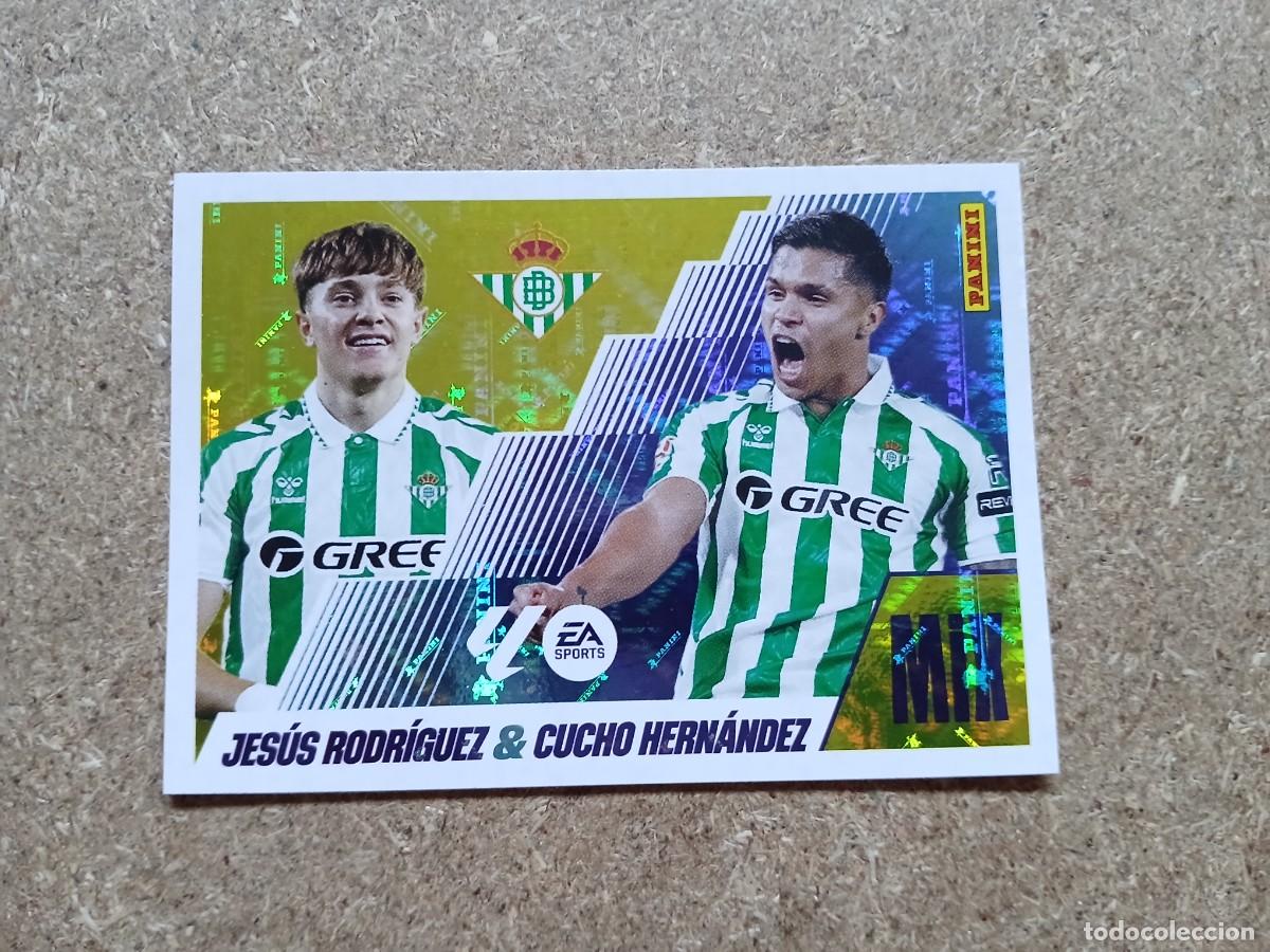 Football Stickers: JESUS RODRIGUEZ - CUCHO HERNANDEZ - REAL BETIS MIX N&ordm; 15 LIGA ESTE 2025 2026 - 25 26