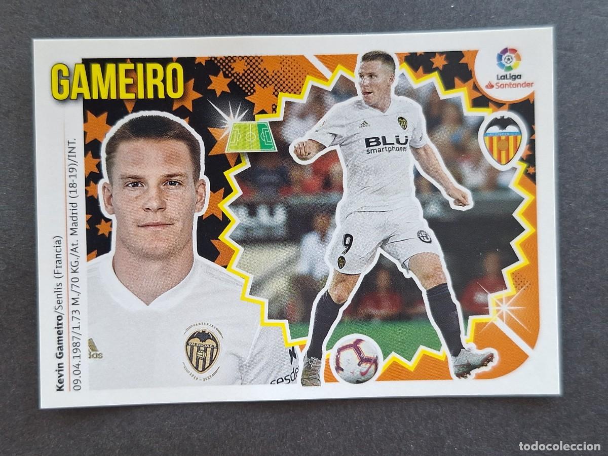 Football Stickers: L2 GAMEIRO VALENCIA C. F. FICHAJE 42 LIGA ESTE 2018 2019 18 19 NUNCA PEGADO SIN PEGAR