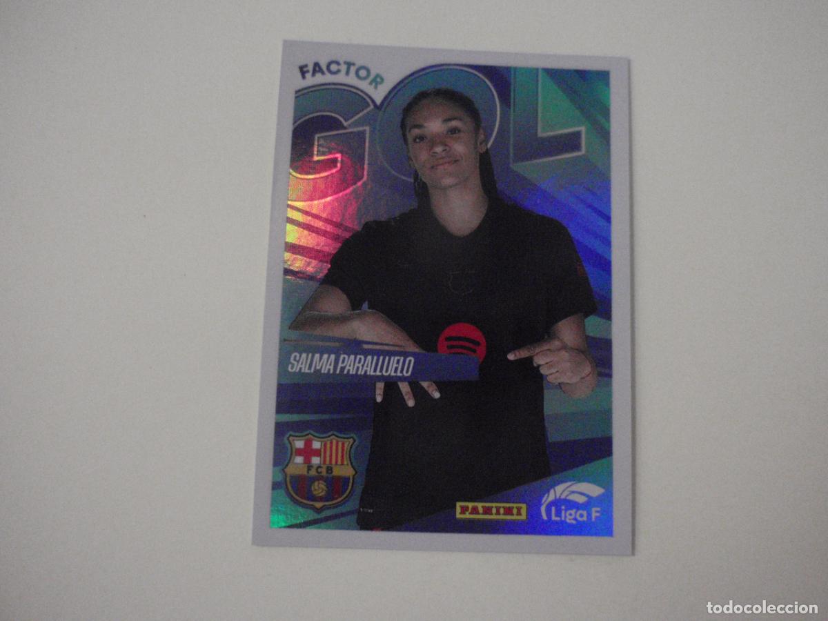 Football Stickers: Cromo sticker 369 SALMA PARALLUELO Barcelona FACTOR GOL. LIGA F femenina 2024 2025. Panini 24 25