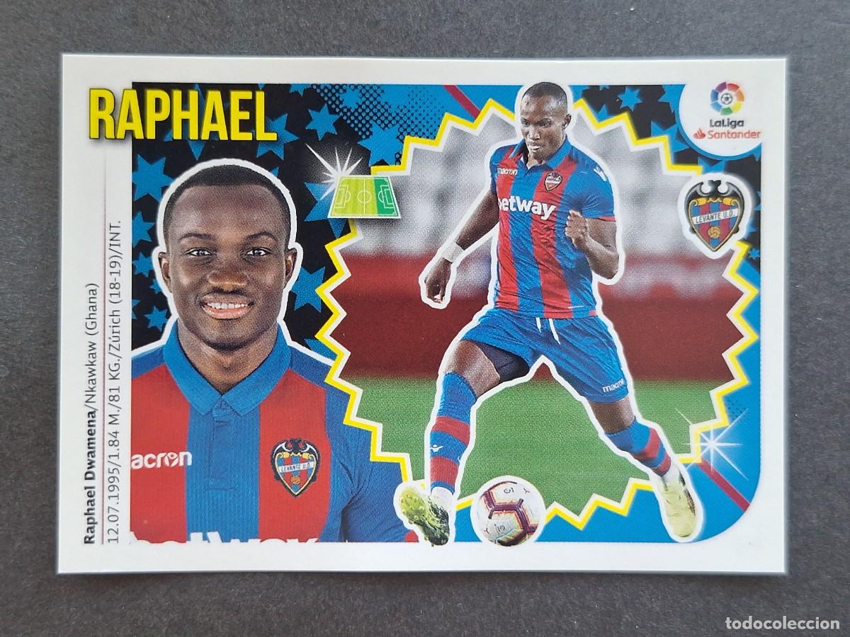 Football Stickers: L2 RAPHAEL LEVANTE U. D. FICHAJE 44 LIGA ESTE 2018 2019 18 19 NUNCA PEGADO SIN PEGAR